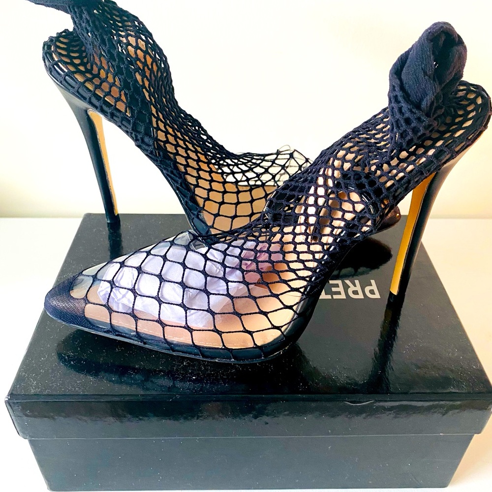 PLT fishnet heel!